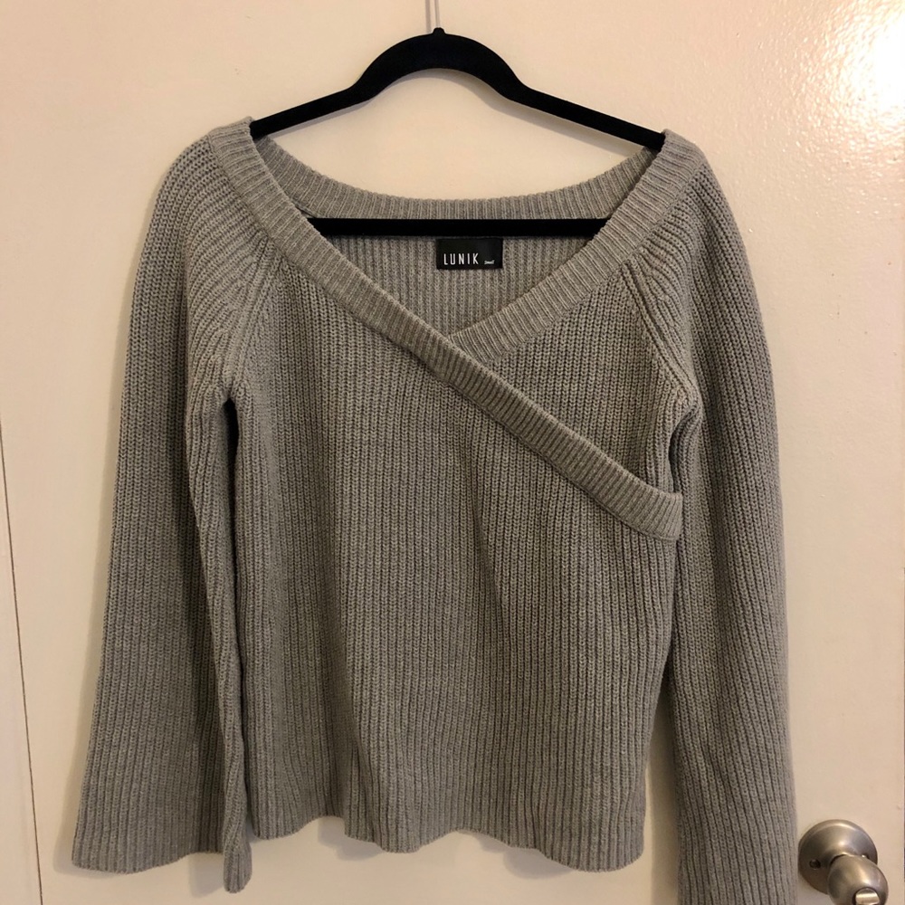 Gray Knit Sweater